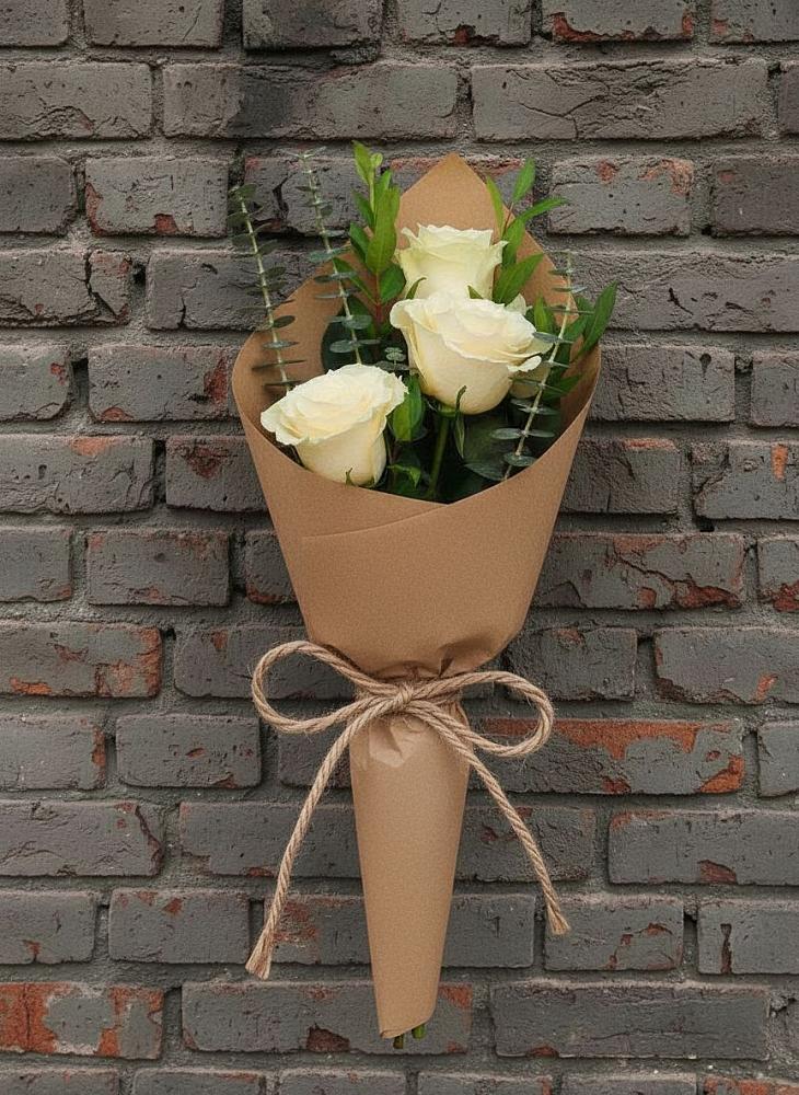 Букет из 3 роз в Аббакумово Букет цветов из: Розы в Аббакумово
